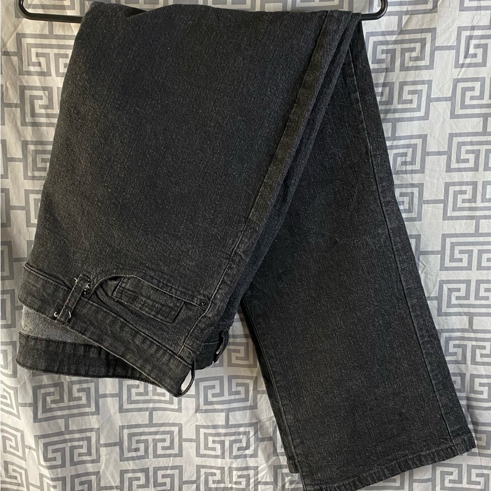 Kenneth Cole Dark Gray Straight Jeans